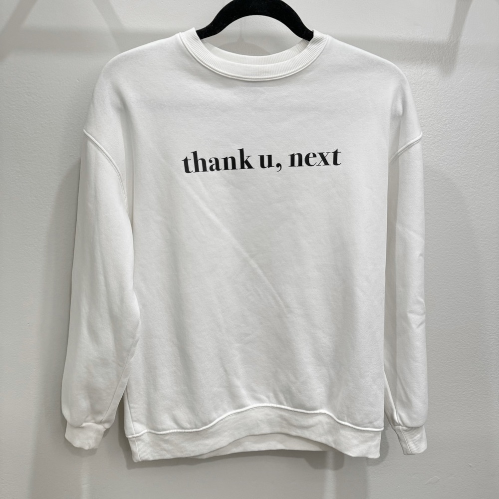 Ariana Grande Thank u, next sweatshirt merch